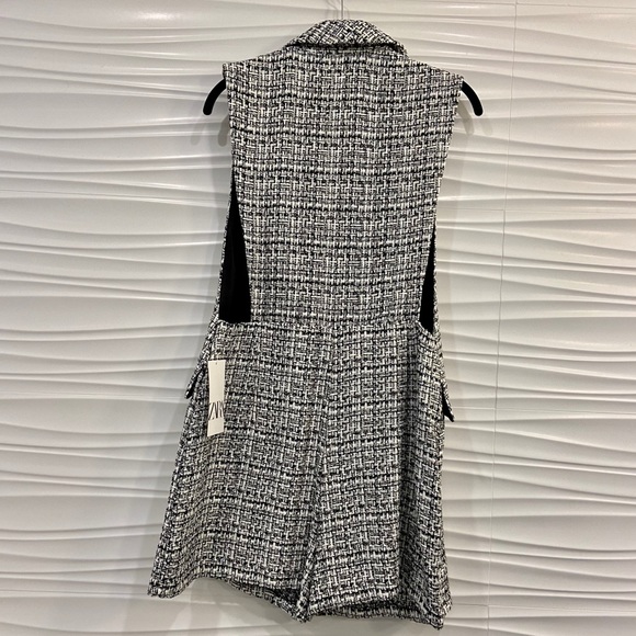 NWT Zara metallic tweed jumpsuit - Picture 14 of 15